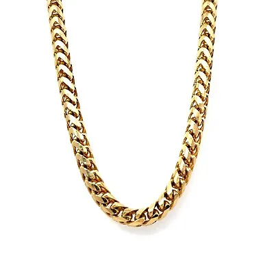 18k Yellow Gold Mens Franco Chain Necklace 115.9G 25'  S107755 • $9950