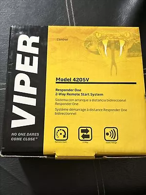 Viper 4205V Responder One 2-Way Remote Start System New • $75