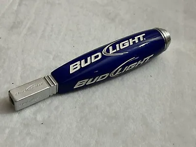 Anheuser Busch Budweiser BUD LIGHT DRAFT TAP KNOB HANDLE 7   Beautiful Rare 2/2 • $25