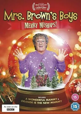 Mrs Brown's Boys: Merry Mishaps DVD (2020) Brendan O'Carroll Cert 15 Great Value • £3