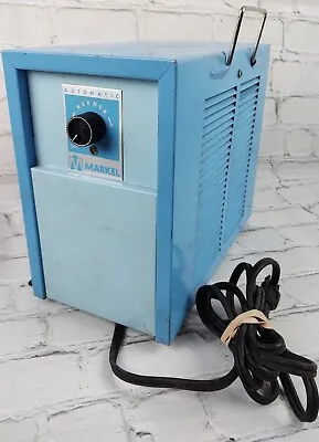 Vintage Markel Automatic Electric Heater Metal Blue Works Great • $85.98