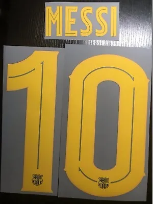 £10.99 • Buy 2019-20 Lionel Messi Home Barcelona Football Jersey Shirt Name Number Print SET