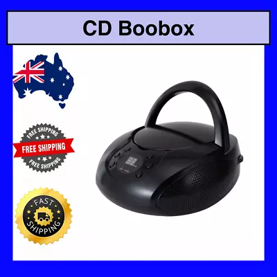 Portable Boombox CD Player AM/FM Stereo Radio Music Display Aux-in AC LED AUS • $35.80