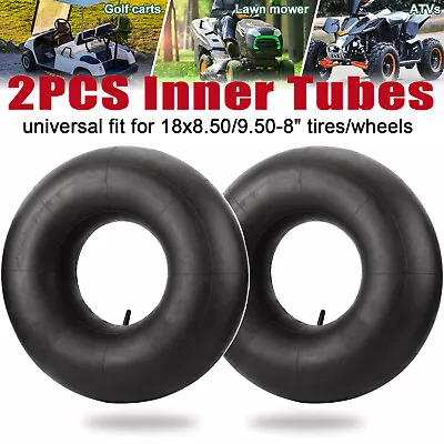 2X Inner Tubes 18x8.50-8 18x9.50-8 Straight Valve Lawn Mower Tractor Wheelbarrow • $31.99