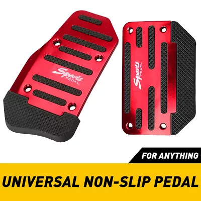 RED Non-Slip Gas Automatic Brake Foot Pedal Pad Cover Auto Car Accessories Parts • $11.39