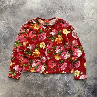 Vintage Jungle Kenzo Cardigan Jacket Pullover Flowers • $80