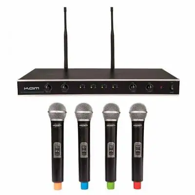 KAM Quartet Eco Wireless Quad Microphone System • £189