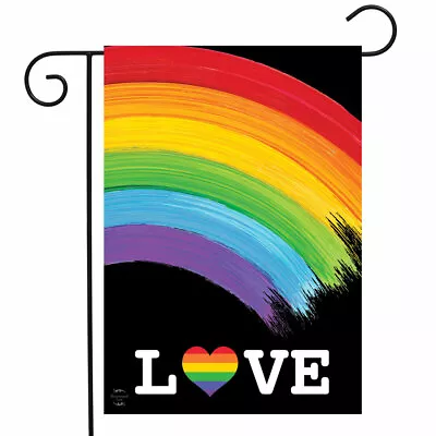 Rainbow Love Garden Flag Pride 12.5  X 18  Briarwood Lane • $9.86