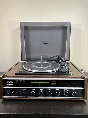 Hitachi KS-3200 R Stereo Am/Fm Receiver W/ Garrard 55b 4 Speed Turntable • $89.99