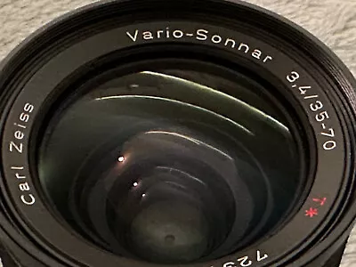 £395 • Buy Contax Zeiss 35-70mm F3.4 Vario-Sonnar T* Lens ULTIMATE Compact Quality C/Y Zoom