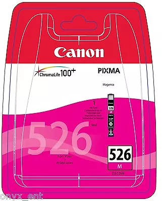 Genuine Canon CLI-526M Magenta Ink Cartridge For Pixma MG6150 MG6250 MG8250 • £15.10