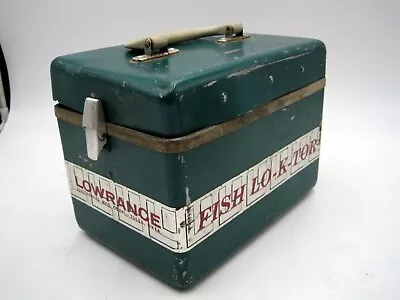 Vintage LOWRANCE FISH LO-K-TOR Flasher Fishing For Parts Or Repair W/Transducer • $22.46