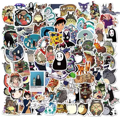 100Pack Kids Miyazaki Hayao Japanese Cartoon Stickers Classic Cartoon Anime M... • $11.99