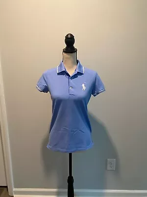 Polo Golf Ralph Lauren Tailored Fit Blue Polo Big Pony Women’s Size Small • $19.95