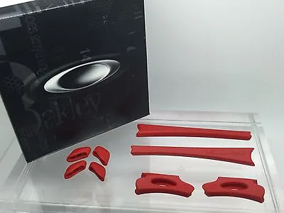 AUTHENTIC OAKLEY FLAK JACKET EAR SOCKS & NOSE PADS KIT. NEW! 06-214 Red • $17.95