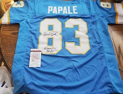 Nice Autographed Football Vince Papale Philadelphia Bell Custom Jersey JSA COA • $144.46