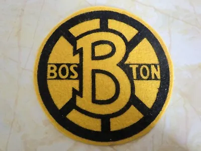 Vintage Original BOSTON BRUINS 5 1/4  FELT JERSEY PATCH Hockey NHL • $14.99