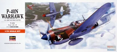 HAS00139 1:72 Hasegawa P-40N Warhawk • $14.89