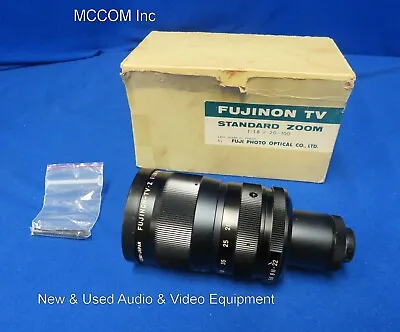 Fujinon TV Standard Zoom 1:1.8/ 200-100 C-Mount Lens W/ Original Box • $149