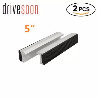 New Pair 5  125mm Universal Vise Jaws With Strong Magnetic Soft Vice Pads Cover  • $15.49