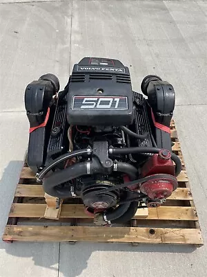 94 Volvo Penta 501 5.7 L 350 V8 Boat Engine Motor FRESH WATER PLUG N PLAY • $5500