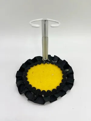 Decorated Metal Stand For Madame Alexander 8  - 10   Dolls Black Yellow • $12