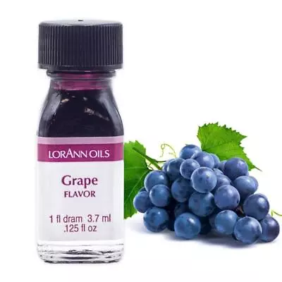 Food Flavouring LorAnn Oils 1 Dram Grape Highly Concentrated Cake Baking • £2.97