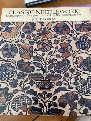 Judith Grow 'classic Needlework' (12) Charts -new- Vintage 1976 - Hardcover • $4.25