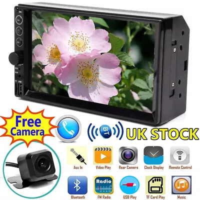 Car Stereo Radio AUX Bluetooth Mirrorlink For GPS Chevy GMC Truck Pickup SUV+Cam • $56.08