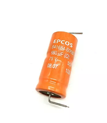 6 X Epcos Sikorel 125 Capacitors 680uF/75V B41684 - NEW • $5.27