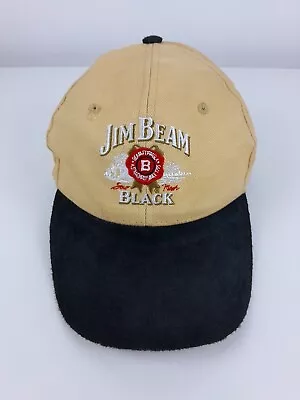 Jim Beam Black Bourbon Cap Sour Mash Embroidered Hook & Loop Tracked Postage  • $17.61