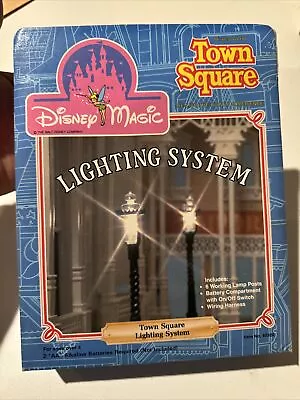 NEW Vintage 1988 DISNEY MAGIC TOWN SQUARE Toy Lighting System 6 Lamp Posts • $20