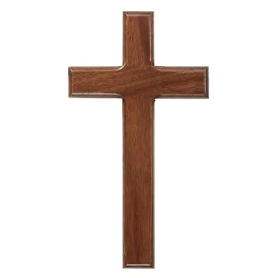 Plain Keepsake Wooden Latin Style Cross For Home Decor Church Sanctuary 8 In • $29.88