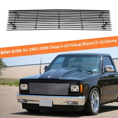 Chrome Grille Fits 1982-1990 Chevy S-10 Pickup/Blazer/S-15/Jimmy E Billet Grill • $69.99