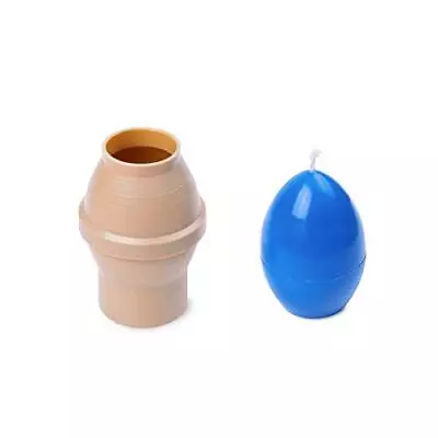 - Egg Shaped Candle Mold - Height 3.5 In Width 2.3 In - 30 Ft. Of Wick Includ... • $22.92