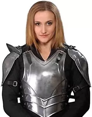Medieval Elf Fantasy Costume Elven Steel Armor Lady Cuirass Costume Armor Suit • $278.07