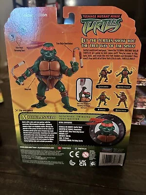 Michelangelo 2023 TMNT Retro 2003 Teenage Mutant Ninja Turtles Playmate Toy NEW • $20
