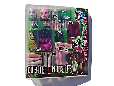 2011 Mib Monster High Create-a-monster Werewolf & Dragon Starter Pack Gift Set • $125