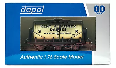 Dapol 00 Gauge - 'kent & Sussex Dairies' Milk Tanker 012 (w) (limited Edition) • £34.95