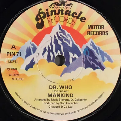 Mankind  - Dr. Who (7  Single Sol) • £8.49
