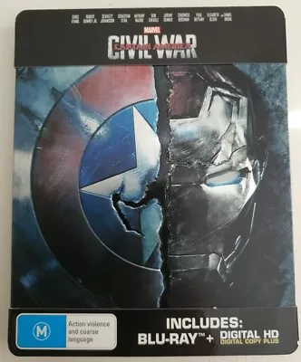 Captain America Civil War Blu-ray Steelbook Rare OOP  • $80