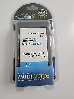 Li-Ion Battery & Charger For LG Optimus Phones 1450mAh 5.4Wh Energy 3.7-Volt NOS • $9.99