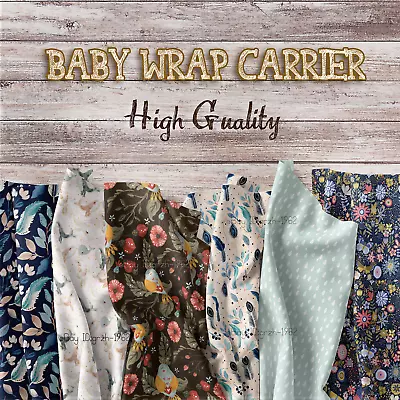 Baby Sling Stretchy Wrap Carrier Breastfeeding  Birth To 3yrs  • £13.99