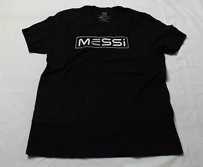 Messi Unisex Adult's The Messi Effect Rosa Graphic Tee LV5 Black Size XL • $18.69