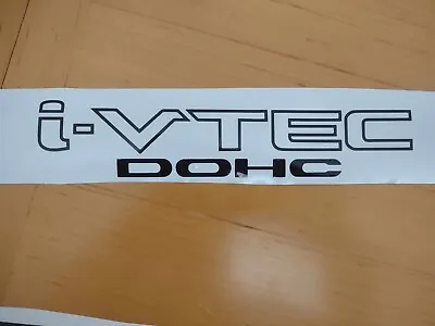 (2x) I-VTEC DOHC ( 10  X 2.5 )  Vinyl Decal Sticker Honda Accord Civic Si RS DO • $5.99