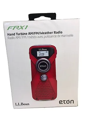 ✪ NEW Eton Hand Turbine AM/FM/NOAA Weather Radio - L.L.Bean W/USB • $24.95