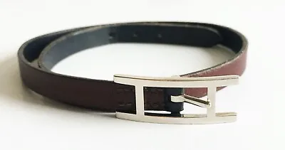 Authentic Hermès Bracelet Behapi Armband Leather Brown In Box  • £140