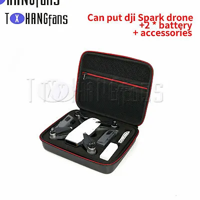 $92.93 • Buy For DJI Spark Drone Carrying Case Bag Waterproof Storage Box 2 Batteries ATF S3