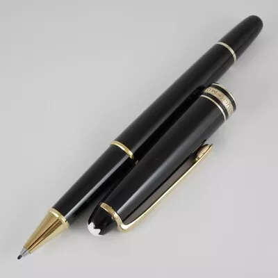 Montblanc Meisterstuck Classique 163 Black Fineliner Pen (used)(Blue Ink) • $199