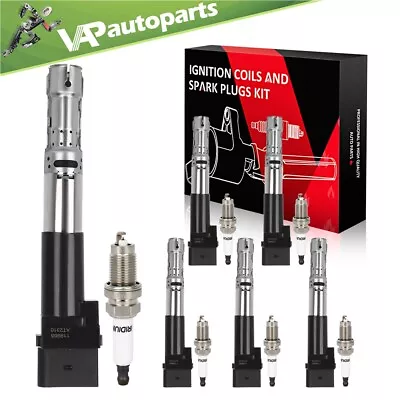 6 For 2002 2003 2004 Volkswagen Jetta 2.8L V6 DOHC Ignition Coil & Spark Plug • $77.99